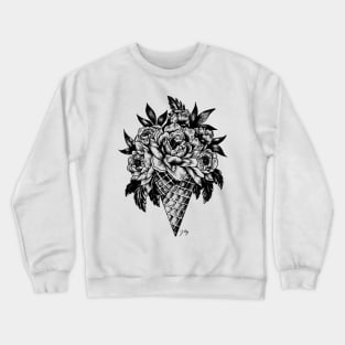 Floral Ice cream Crewneck Sweatshirt